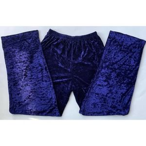 Vintage CLIO Crushed Velvet Pants